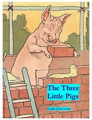 The Three Little Pigs Two-Part choral sheet music cover Thumbnail